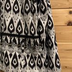 Chico's Chico’s Size 3 Or 16/18 Contrast Ikat Print Lounge Cotton Lightweight Jacket Photo 5