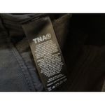 TNA Cargo Pants Womens 10 Black Utility Pockets 100% Cotton Relaxed Straight Leg Photo 5
