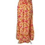 easel Maxi Floral Empire Waist Pink Brown Small Dress Boho Cottage Prairie NWT Photo 14