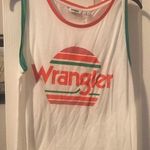 Wrangler Women’s vintage  white tank top Photo 0
