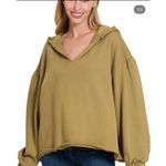 Zenana Women's Hoodie Pullover Soft Knit Casual Sweatshirt Relaxed Size XL Photo 0