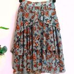 Miss Sixty  Blue Tiered Floral Landyn Skirt Photo 0