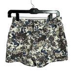 Bebop Floral High Waist Denim Shorts Photo 0