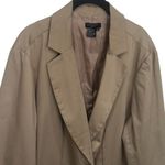 Sandro NEW  Single Button Tan Lightweight Blazer Capsule Career Old Money Chic 2X Photo 2