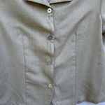 White Stag  Tan Button-Up Blouse Photo 4