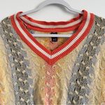 Urban Outfitters  x BDG Knit Sweater Vest Tank Top Boho Multi color Size XS crop Photo 2