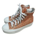 Converse Chuck Taylor All Star Sneaker Lift High Metallic Shimmer Size 5.5 Shoe Photo 0