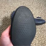 Stuart Weitzman Wedge Shoes Navy with buckle bow toe Photo 8