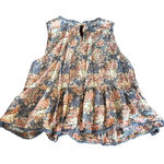 Current/Elliott  women's size 2 floral short sleeve blouse Photo 1