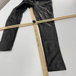 Spanx Assets by  Leggings Women Large Black All Over Faux Leather Pants High Rise Photo 8