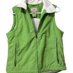 LL Bean Vest Women‎ Size XS Regular Green Full Zip Pockets Jacket Preppy Outdoor Photo 0