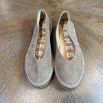 Anthropologie  Manebi NEW Suede Ballet Flat Espadrilles Hamptons Taupe Size 38 Photo 2