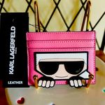 Leather Card Case
Karl Lagerfeld Pink with Cartoon Design NWT Photo 4