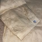 Lintico Joanna 100% Linen Dress Shirt Tunic V Photo 5