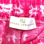 Amanda Uprichard  Pink Silk Tie-Dye Wide Leg Pants | Boho Resort Chic | Size M Photo 10