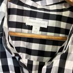 Charter Club NWOT  Gingham Tie front collard Tank Size 10 Photo 2