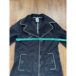 Joujou black military style flat collar jacket Black Size undefined Photo 4