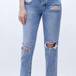PacSun New  Women’s distressed Light Blue Mom Jeans size 24 Photo 0