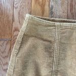 PacSun tan camel ribbed corduroy mini skirt Photo 2
