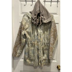 Free People Parka/Anorak Tie Dye Hooded Cowl Neck Embroidered XS Jacket Photo 12