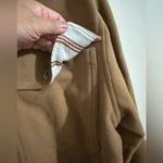Wrthy Cropped Boxy Caramel Brown Shirt Jacket Shacket Size L Photo 3