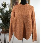 Ava & Viv Women XXL Sweater Long Sleeve Pullover Crew Neck Orange Knit Y2K Boho Photo 0