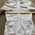 Max jeans Max Jeans Linen Utility Drawstring Jacket Womens XS Photo 3