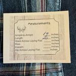 Ci Sono Plaid Collection Blue Button Down shirt ribbed cage denim SZ L #2271 Photo 10