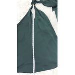 Gianni Bini  Green Satin Halter Mini Dress Backless Mod 60s Minimalist‎ Large New Photo 11