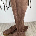 MIA Women's Taupe Brown Over-the-Knee Chunky Heel Suede Boots Size 8 Photo 4