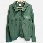 Joie  Wool Blend Olive Green Work Coat Effortless Chic Boho Classic Casual Photo 1