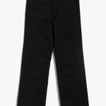 Maje  Plenty Straight Leg Jeans Noir Photo 0
