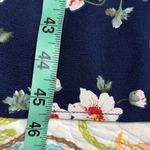 SheIn  large womens sundress dark blue floral print spaghetti strap elastic waist Photo 4