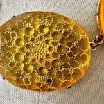 yellow and gold tone cut out statement necklace Photo 8