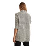 Marine layer  - Birdseye Cardigan in Black/White Contrast Gray Sweater Sz M Photo 1