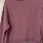 Disney Pink Disneyland Hologram Logo Cropped Sweater Photo 5