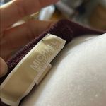 Michael Kors .Burgundy Knit Sweater Purple Photo 4