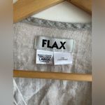 Flax  Long Sleeve Button Down Size Large 100% Linen Photo 1