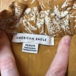 American Eagle  Pants Cropped Wide Leg Tie Waist Print Size Medium Photo 6