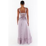 Show Me Your Mumu Clarissa Corset Dress in Dusty Purple Luxe Satin XS NWT Photo 2