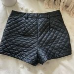 Tobi Leather High Waisted Shorts Photo 5