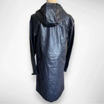 Fabletics  Kenna Navy Blue Cargo‎ Convertible Rain Jacket Small | EUC Photo 4
