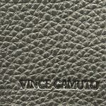 Vince Camuto  Women's Black & Gray Stripe Soft Vegan Pebbled Tote Bag Photo 3
