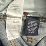 Madewell  Skinny Jeans 26 Blue Denim  High Rise Cropped Cotton Distressed Raw Hem Photo 5