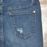 Judy Blue Skinny Jeans Ladies 3 26 Distressed Stretch Denim Pants Raw Cuffed Hem Photo 7