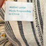 Marine layer  Alison Cropped Pants Stripe Dolphin Hem Women’s Size Small Photo 9