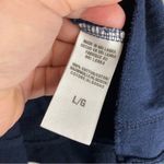 Lucky Brand navy blue 100% cotton jacket casual boho women’s size large buttons Photo 4