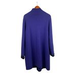Chico's Long Purple Wool Coat Jacket Size 3 Photo 1