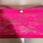 PINK - Victoria's Secret  Hot Pink Lace Bandeau Small S Photo 8