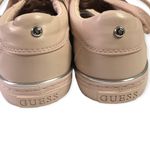Guess FBryly 5 Nude Pink Leather Lace Up Sneakers Photo 4
